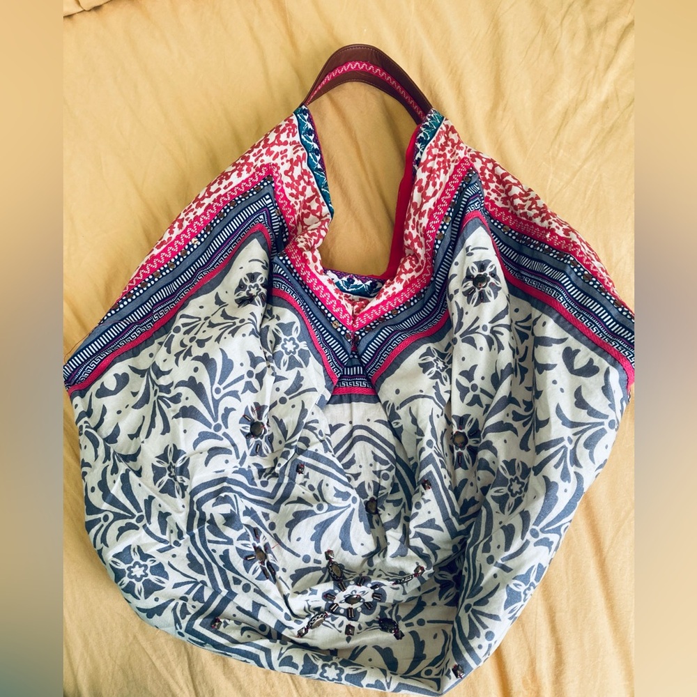 Stylish Blue & Red  Women’s Hobo Tote Bag